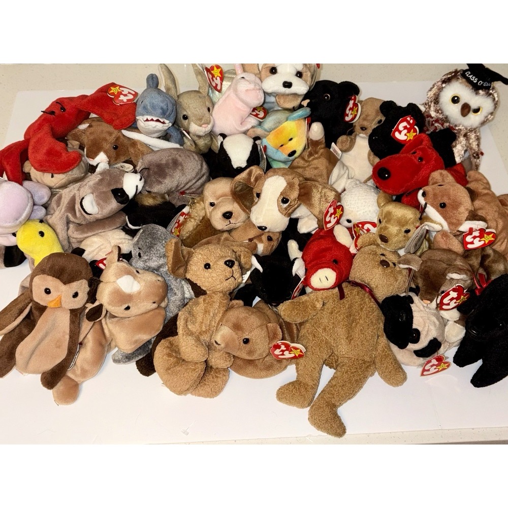 TY Beanie Baby Bundle Large Lot PVC Pellets Vintage 90s ERRORS